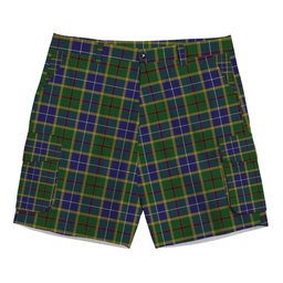 ScotsTee Shop Scottish Turnbull of Thornton Tartan Plaid Cargo Shorts for Men