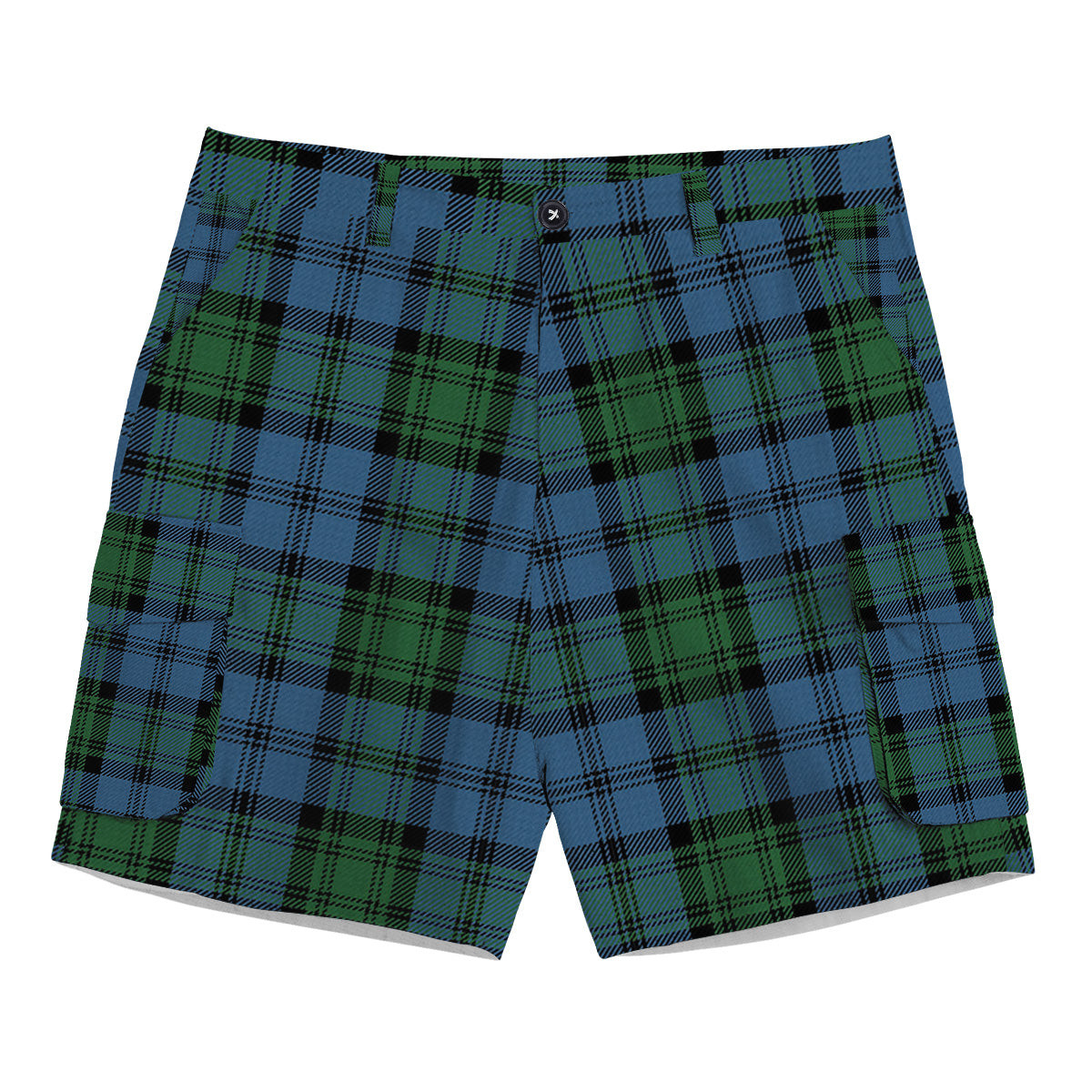 ScotsTee Shop Scottish Kerr Hunting Ancient Tartan Plaid Cargo Shorts for Men