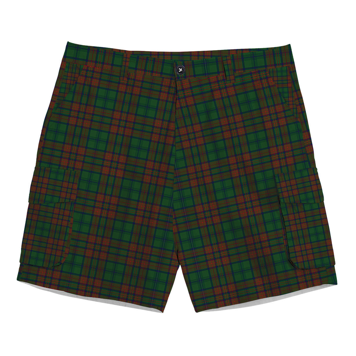 ScotsTee Shop Scottish Matheson Hunting Highland Society of London Tartan Plaid Cargo Shorts for Men