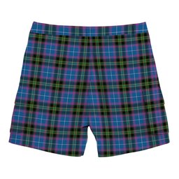 ScotsTee Shop Scottish Lang of Sherbrooke Ancient Clan Tartan Plaid Cargo Shorts for Men
