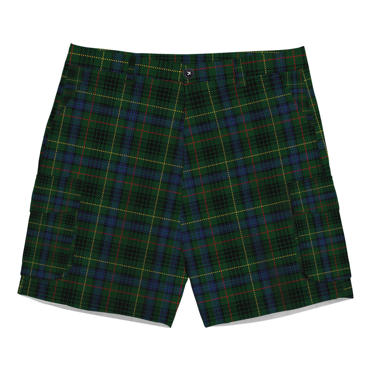 ScotsTee Shop Scottish Stewart Hunting 1 Tartan Plaid Cargo Shorts for Men
