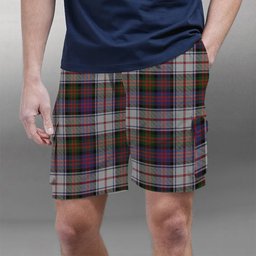 ScotsTee Shop Scottish McDonald Dress Modern Tartan Plaid Cargo Shorts for Men