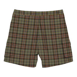 ScotsTee Shop Scottish Scott Green Weathered Tartan Plaid Cargo Shorts for Men