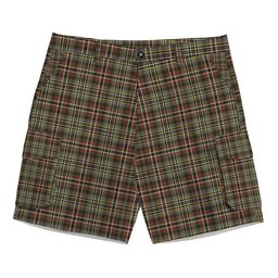 ScotsTee Shop Scottish Scott Green Weathered Tartan Plaid Cargo Shorts for Men