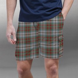 ScotsTee Shop Scottish McBain Dress Tartan Plaid Cargo Shorts for Men