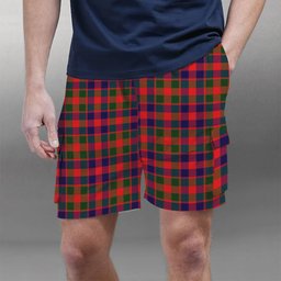 ScotsTee Shop Scottish Gow of Skeoch Tartan Plaid Cargo Shorts for Men