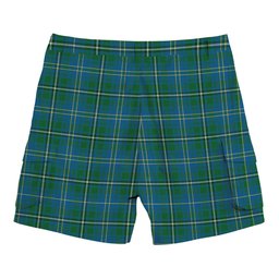 ScotsTee Shop Scottish Hay Hunting Modern Tartan Plaid Cargo Shorts for Men