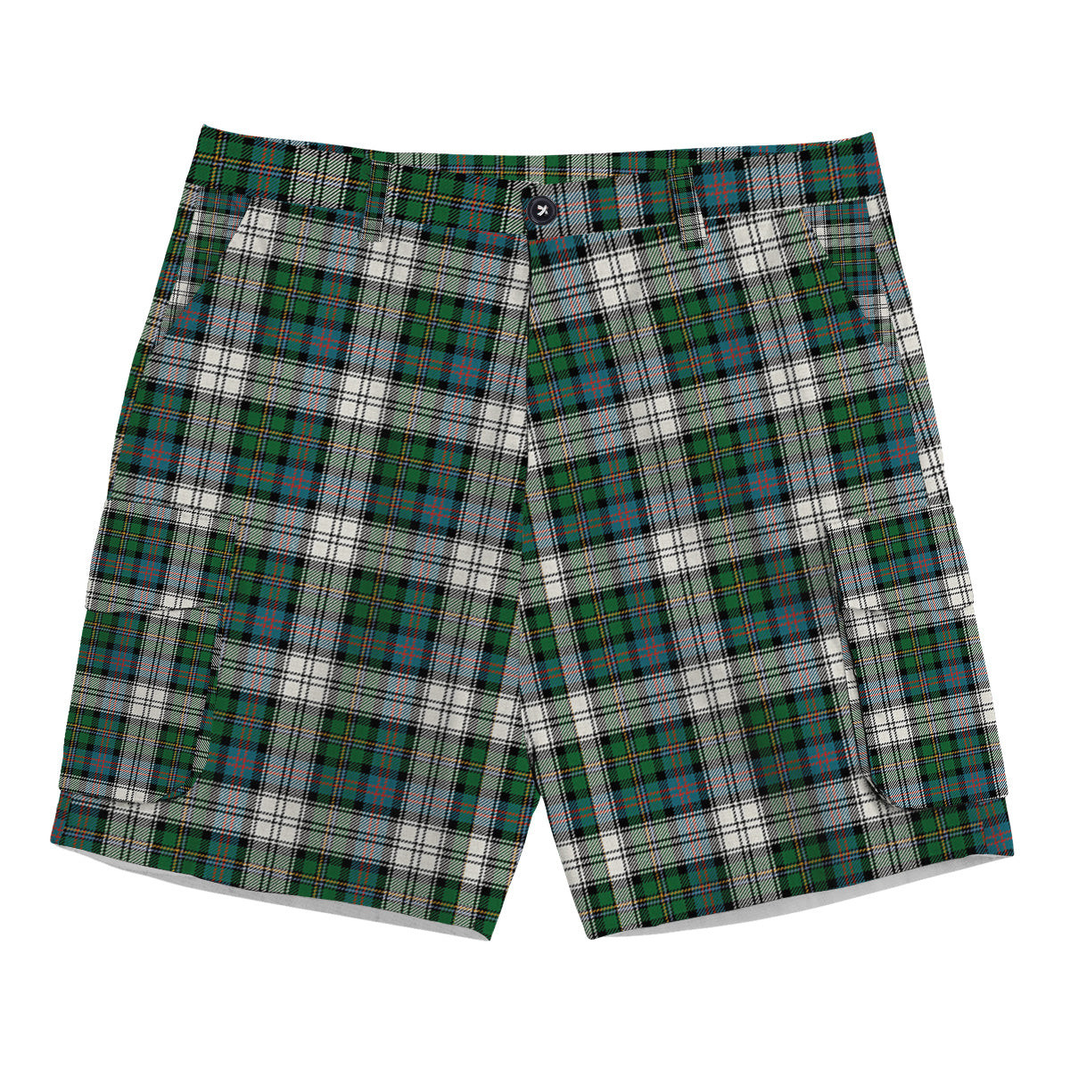ScotsTee Shop Scottish Malcolm Dress Ancient Tartan Plaid Cargo Shorts for Men