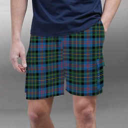 ScotsTee Shop Scottish McCallum of Berwick Ancient Tartan Plaid Cargo Shorts for Men