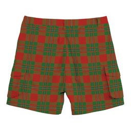 ScotsTee Shop Scottish Gregor of Cardney Ancient Tartan Plaid Cargo Shorts for Men