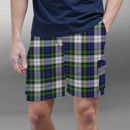ScotsTee Shop Scottish Gordon Dress Modern Tartan Plaid Cargo Shorts for Men