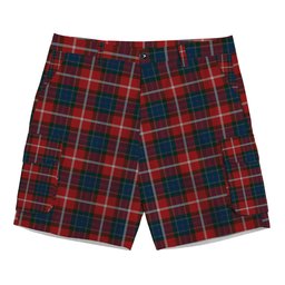 ScotsTee Shop Scottish Nicolson of Lewis Tartan Plaid Cargo Shorts for Men