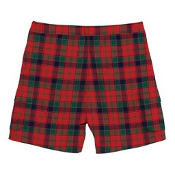 ScotsTee Shop Scottish Robertson 1819 Modern Tartan Plaid Cargo Shorts for Men