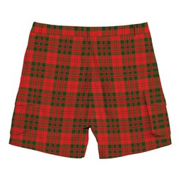 ScotsTee Shop Scottish Livingstone Modern Tartan Plaid Cargo Shorts for Men