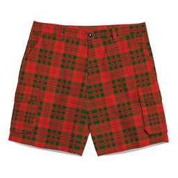 ScotsTee Shop Scottish Livingstone Modern Tartan Plaid Cargo Shorts for Men