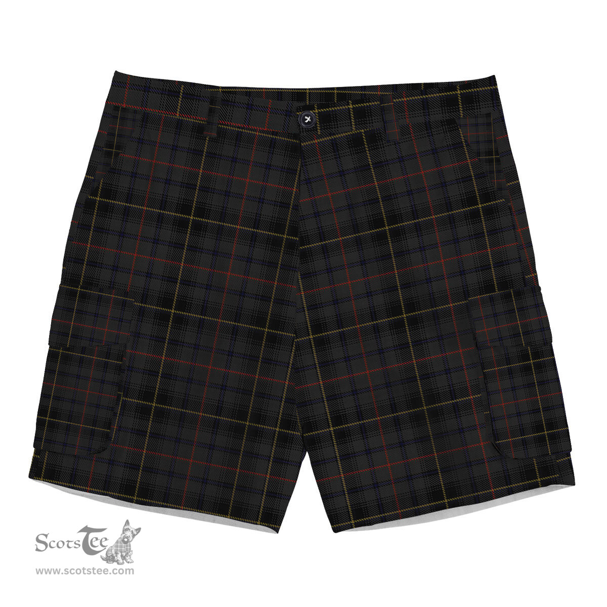 ScotsTee Shop Scottish MacInnes Homecoming Tartan Plaid Cargo Shorts for Men