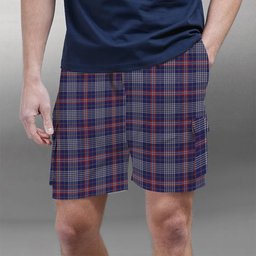 ScotsTee Shop Scottish Parker Dress USA Tartan Plaid Cargo Shorts for Men