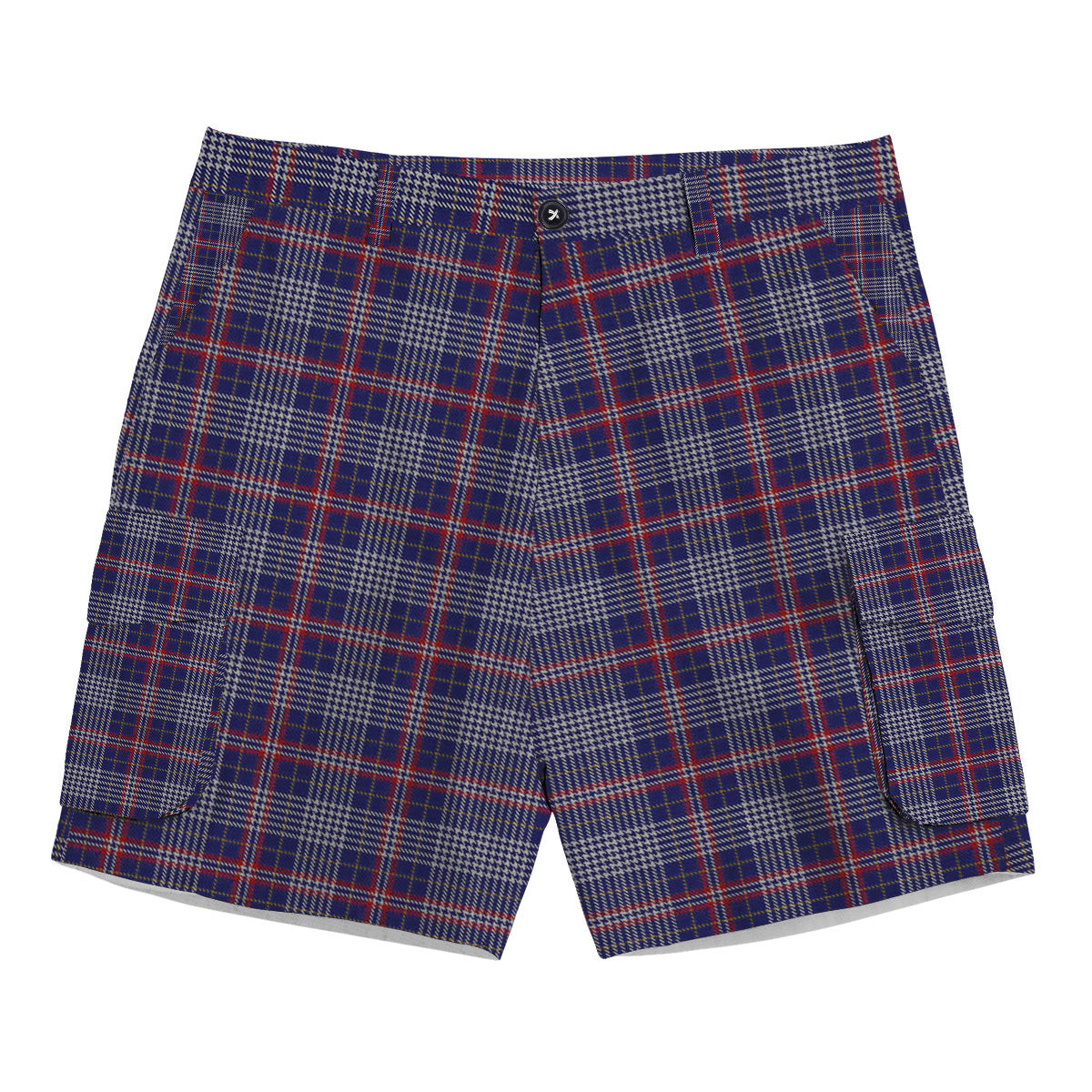 ScotsTee Shop Scottish Parker Dress USA Tartan Plaid Cargo Shorts for Men