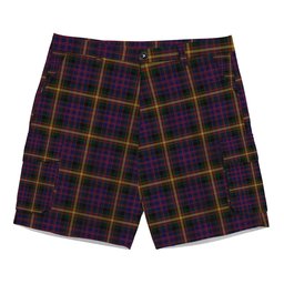 ScotsTee Shop Scottish MacSporran Tartan Plaid Cargo Shorts for Men