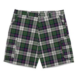 ScotsTee Shop Scottish MacCallum Dress Modern Tartan Plaid Cargo Shorts for Men