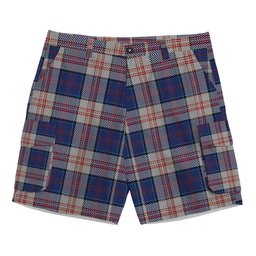 ScotsTee Shop Scottish Stewart of Appin Hunting Dress Tartan Plaid Cargo Shorts for Men