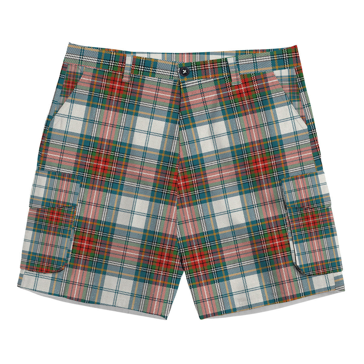 ScotsTee Shop Scottish MacBeth Dress Ancient Tartan Plaid Cargo Shorts for Men