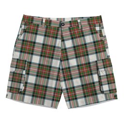 ScotsTee Shop Scottish Stewart Dress Ancient Tartan Plaid Cargo Shorts for Men