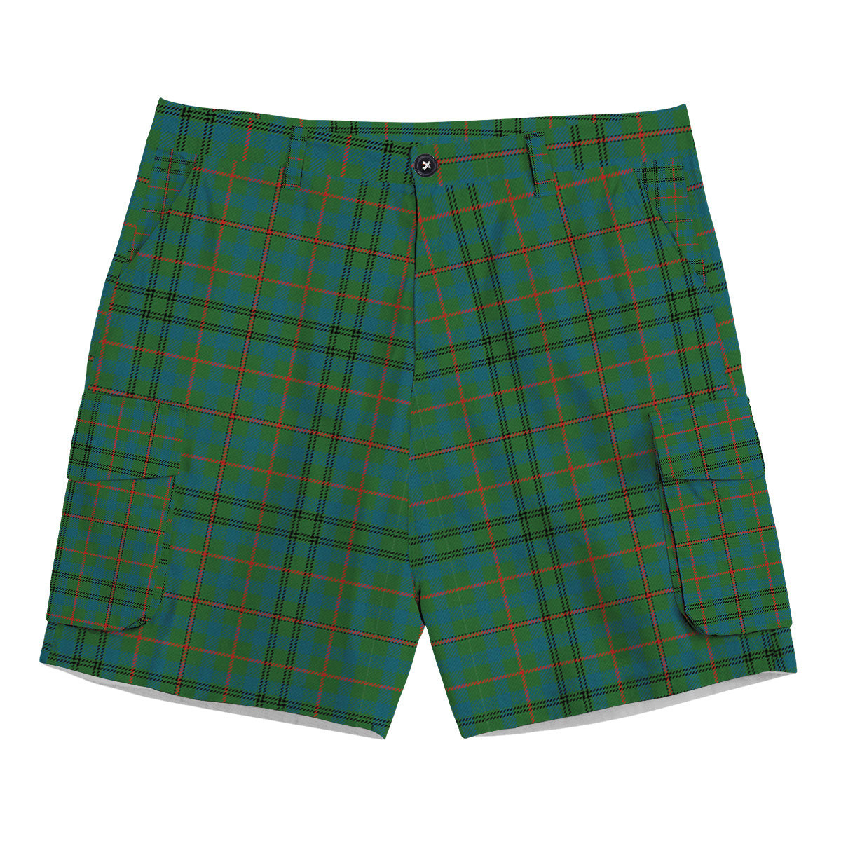 ScotsTee Shop Scottish Moncreiffe of Atholl Ancient Tartan Plaid Cargo Shorts for Men