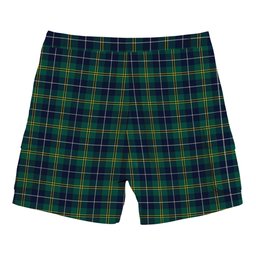 ScotsTee Shop Scottish Turnbull Hunting Modern Clan Tartan Plaid Cargo Shorts for Men