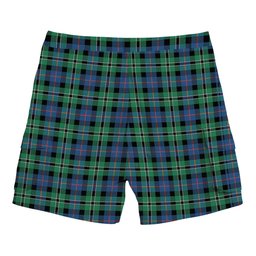 ScotsTee Shop Scottish Rose Hunting Ancient Tartan Plaid Cargo Shorts for Men
