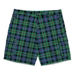 ScotsTee Shop Scottish Rose Hunting Ancient Tartan Plaid Cargo Shorts for Men