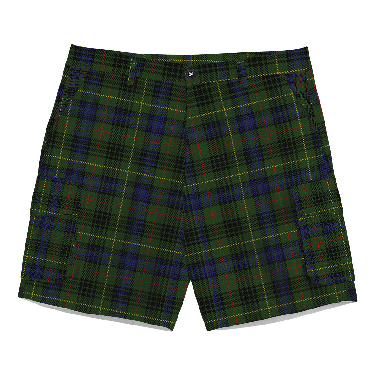 ScotsTee Shop Scottish Stewart Hunting Tartan Plaid Cargo Shorts for Men