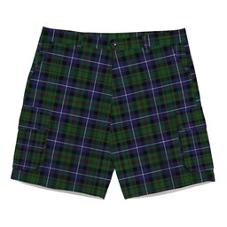 ScotsTee Shop Scottish MacRae Hunting Wilsons_ Tartan Plaid Cargo Shorts for Men
