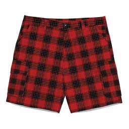 ScotsTee Shop Scottish Wemyss Modern Clan Tartan Plaid Cargo Shorts for Men