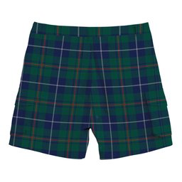 ScotsTee Shop Scottish Irvine of Bonshaw Tower Modern Tartan Plaid Cargo Shorts for Men
