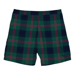 ScotsTee Shop Scottish Laurie (Lawrie) Modern Clan Tartan Plaid Cargo Shorts for Men