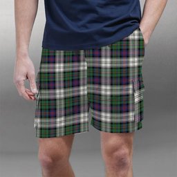 ScotsTee Shop Scottish McCallum Dress Modern Tartan Plaid Cargo Shorts for Men