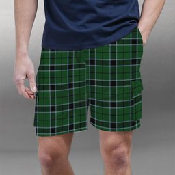 ScotsTee Shop Scottish Innes Hunting Tartan Plaid Cargo Shorts for Men