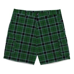 ScotsTee Shop Scottish Innes Hunting Tartan Plaid Cargo Shorts for Men