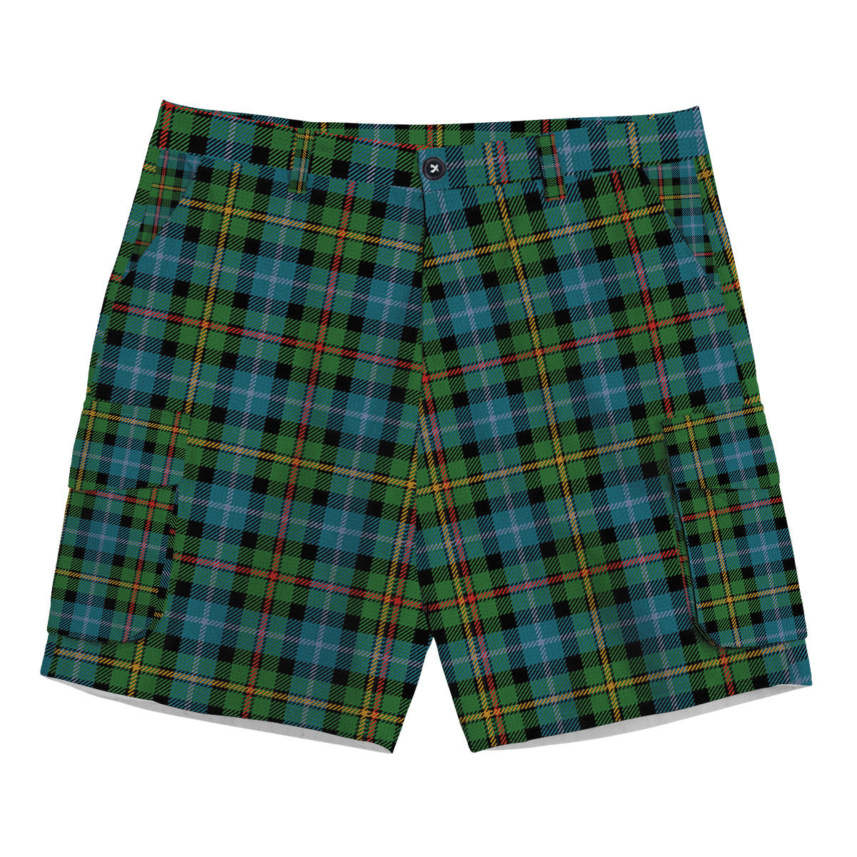 ScotsTee Shop Scottish Gow Hunting Ancient Tartan Plaid Cargo Shorts for Men