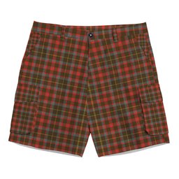 ScotsTee Shop Scottish MacKintosh Hunting Weathered Tartan Plaid Cargo Shorts for Men
