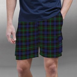 ScotsTee Shop Scottish Mowat Clans Originaux Tartan Plaid Cargo Shorts for Men
