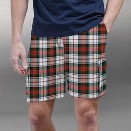 ScotsTee Shop Scottish MacDuff Dress Modern SC Tartan Plaid Cargo Shorts for Men