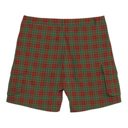 ScotsTee Shop Scottish MacDonald of Kingsburgh Tartan Plaid Cargo Shorts for Men