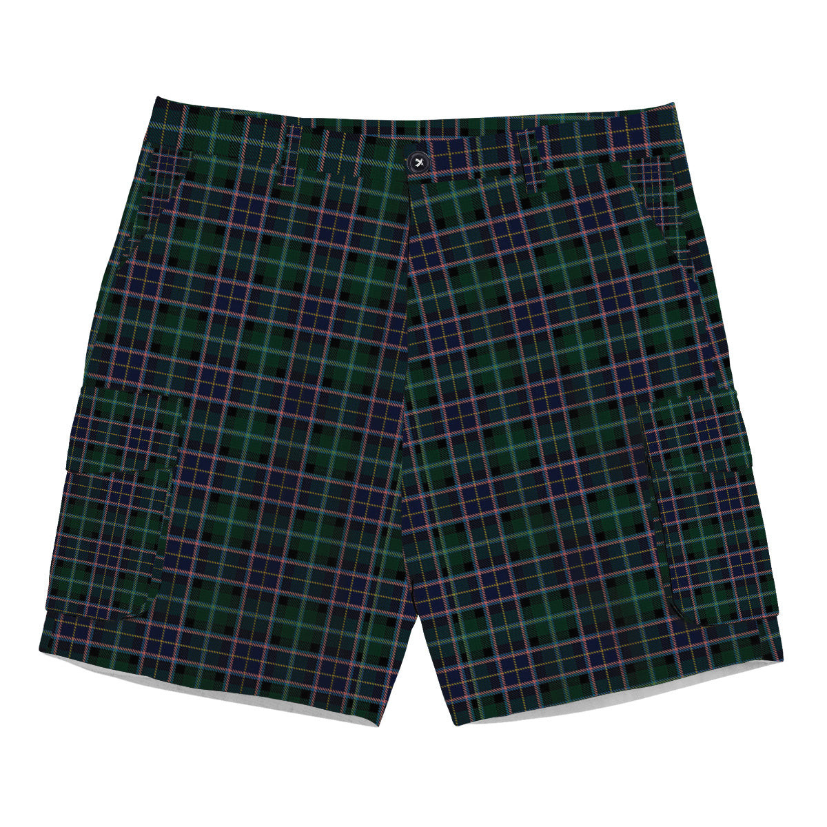 ScotsTee Shop Scottish Russell D Australia Tartan Plaid Cargo Shorts for Men