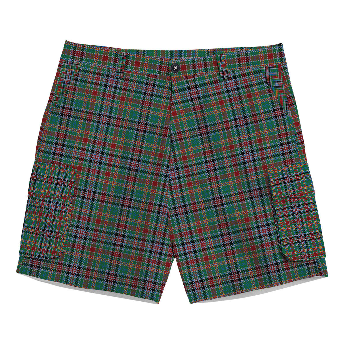 ScotsTee Shop Scottish Russell Old Ancient Tartan Plaid Cargo Shorts for Men