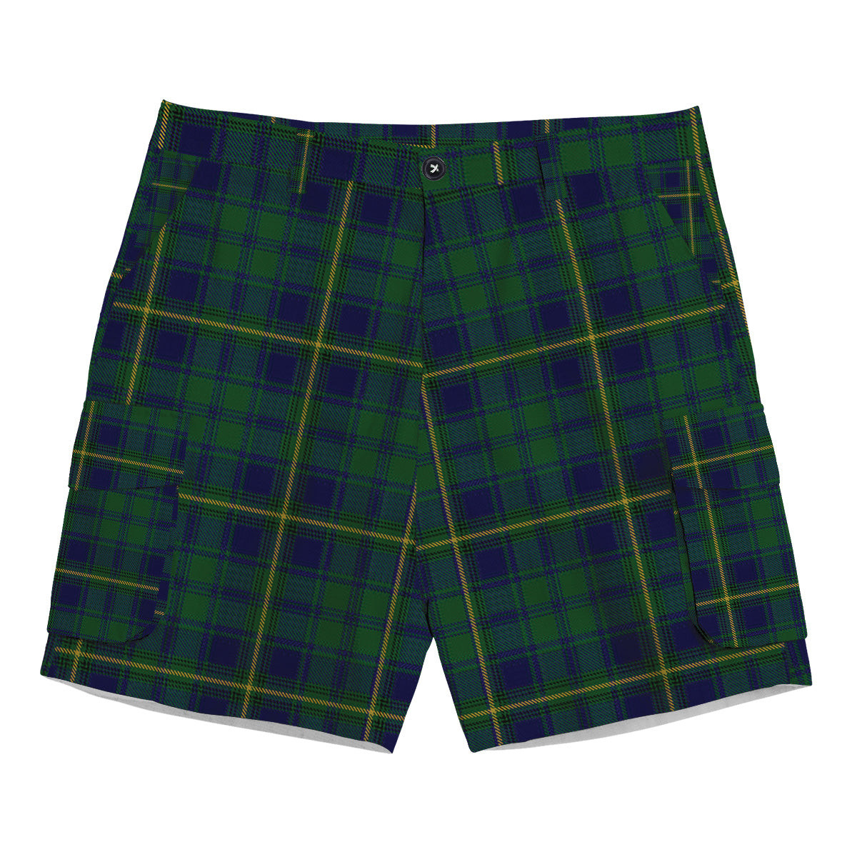 ScotsTee Shop Scottish Princess Beatrice Hunting Tartan Plaid Cargo Shorts for Men