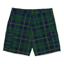 ScotsTee Shop Scottish Princess Beatrice Hunting Tartan Plaid Cargo Shorts for Men
