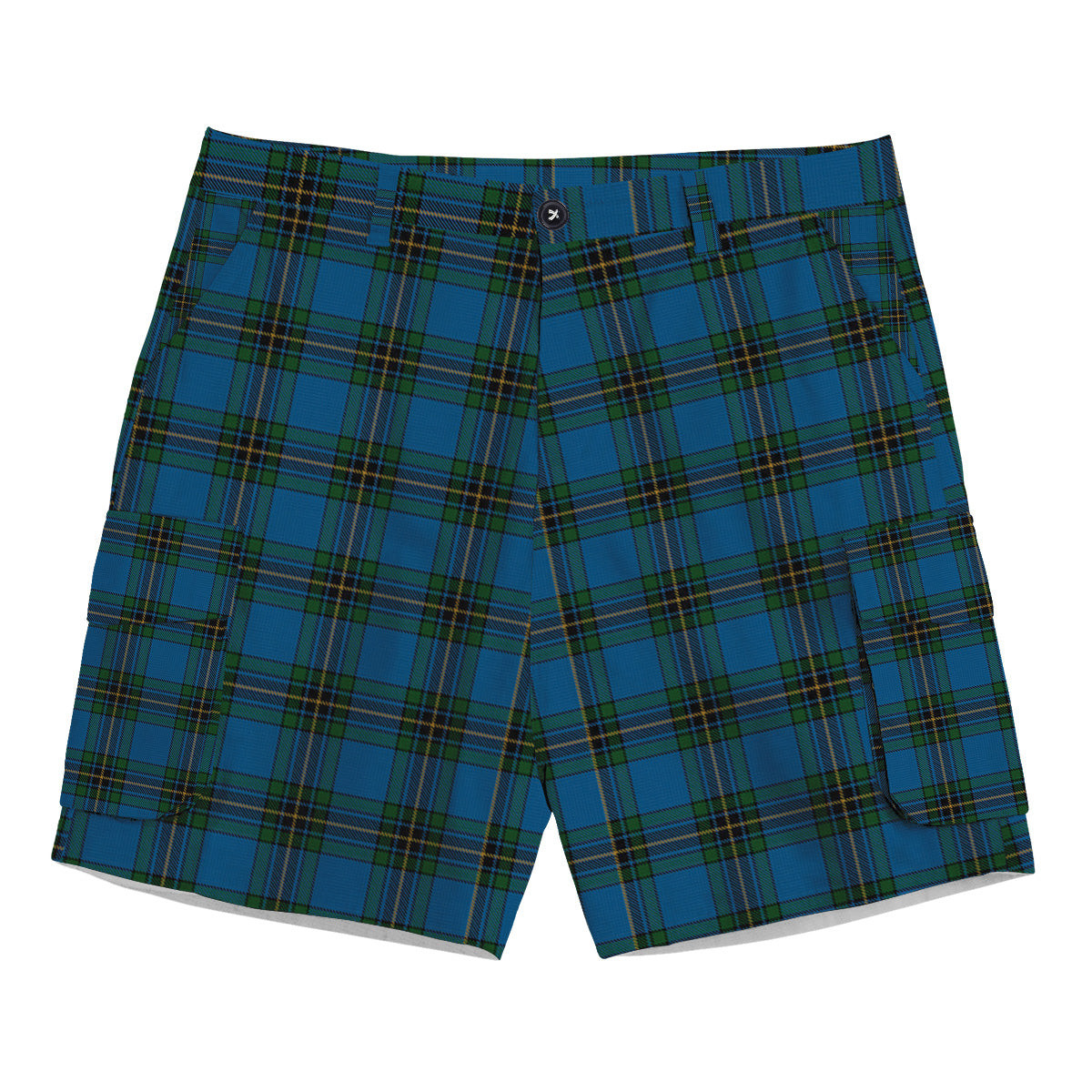 ScotsTee Shop Scottish Murray of Elibank Tartan Plaid Cargo Shorts for Men