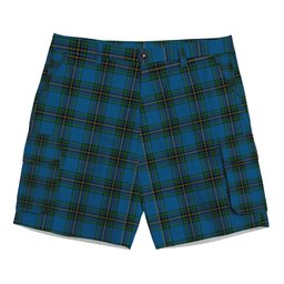 ScotsTee Shop Scottish Murray of Elibank Tartan Plaid Cargo Shorts for Men